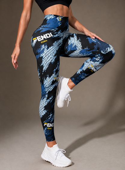 High Waist printed Legging